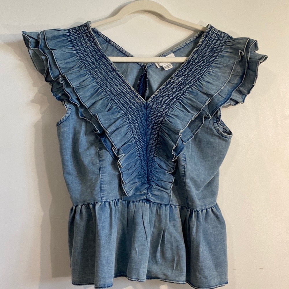 *Sold*Women’s Calligraphie Chambroy Top Size Large